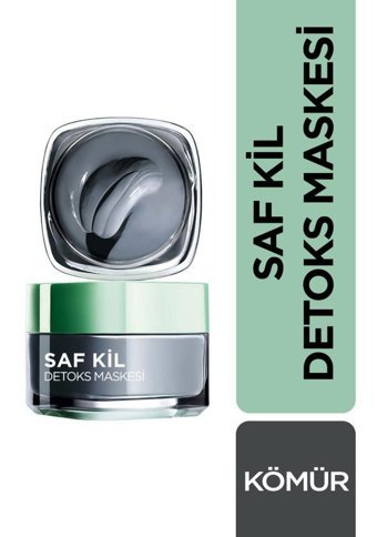 L'Oreal Paris Nem Terapisi & Saf Kil Detoks Killi Soyulabilir Jel Yüz Maskesi