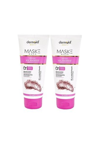 Dermokil Pembe Killi Jel Yüz Maskesi 2x75 ml