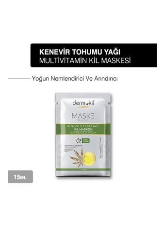 Dermokil Killi Nemlendiricili Soyulabilir Kağıt Yüz Maskesi 2x15 ml