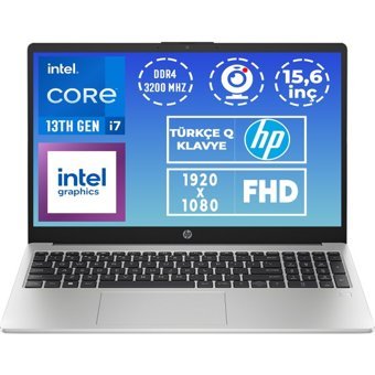 Hp 250 G10 I7-1355U 32GB 1tb SSD 15.6" Fhd Freedos Taşınabilir Bilgisayar 9G2G8ET 006 - 1 TB - 32 GB