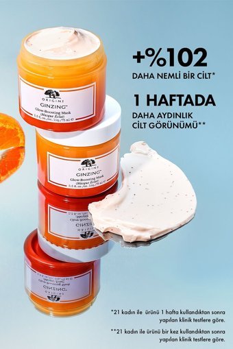 Origins Ginzing™ Glow-Boosting Maske Nemlendiricili Krem Yüz Maskesi 75 ml