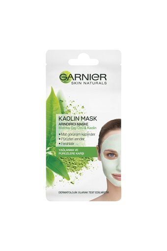 Garnier Skin Active Arındırıcı Matcha Çay Özü&Kaolin Krem Yüz Maskesi 8 ml