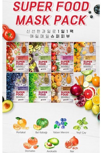 Eyenlip Beauty Super Food Bal Kabağı Özlü Nemlendiricili Kağıt Yüz Maskesi