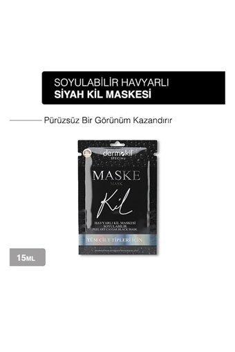Dermokil Peel Of Caviar Killi Nemlendiricili Soyulabilir Jel Yüz Maskesi 3x15 ml