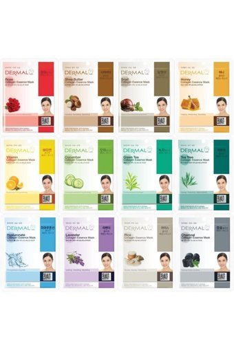 Dermal Karma Kolajen Özlü Nemlendiricili Kağıt Yüz Maskesi 12x23 gr