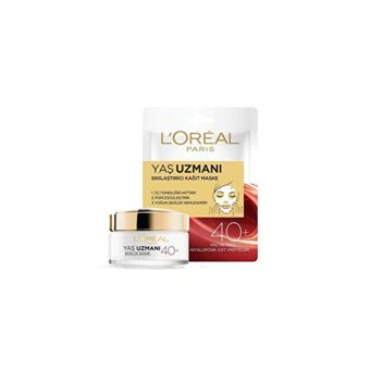 L'Oreal Paris Yaş Uzmanı 40+ Nemlendiricili Kağıt Yüz Maskesi