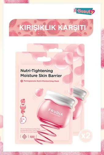 Frudia Pomegranate Nemlendiricili Kağıt Yüz Maskesi 2 Adet