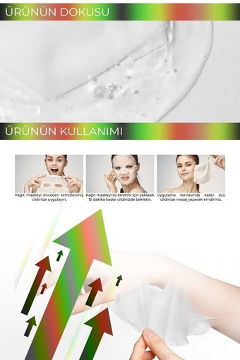 Tenzero Öz Içerikli Nemlendiricili Soyulabilir Kağıt Yüz Maskesi