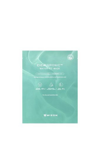 Mizon Cicaluronic Water Fit Mask - Centella & Hyalüronik Asit Nemlendiricili Soyulabilir Kağıt Yüz Maskesi