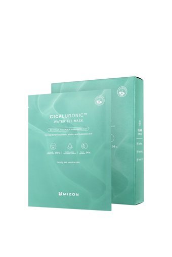 Mizon Cicaluronic Water Fit Mask - Centella & Hyalüronik Asit Nemlendiricili Soyulabilir Kağıt Yüz Maskesi