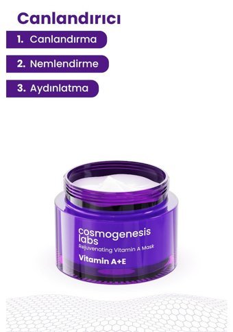Cosmogenesis Labs Rejuvenating Nemlendiricili Krem Yüz Maskesi 50 ml