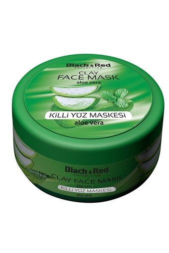 Black & Red Killi Aloe Veralı Nemlendiricili Soyulabilir Krem Yüz Maskesi 250 ml+400 gr