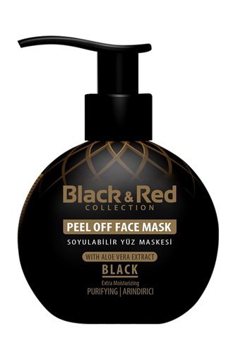Black & Red Killi Aloe Veralı Nemlendiricili Soyulabilir Krem Yüz Maskesi 250 ml+400 gr