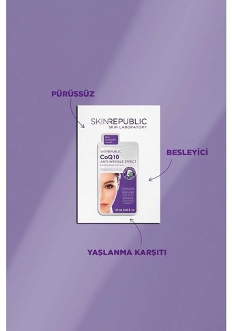 Skin Republic Kağıt Yüz Maskesi 25 ml
