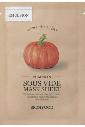 Skinfood Pumpkin Sous Vide Nemlendiricili Kağıt Yüz Maskesi 24 ml