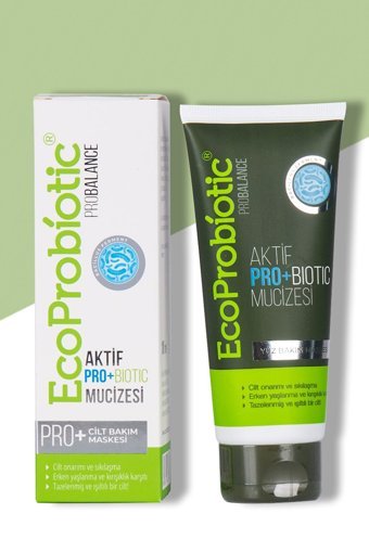 Ecoprobiotic Volkanik Killi Nemlendiricili Krem Yüz Maskesi