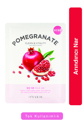 It'S Skin The Fresh Pomegranate Kağıt Yüz Maskesi