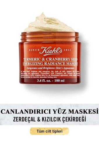 Kiehl'S Turmeric & Cranberry Krem Yüz Maskesi 100 ml