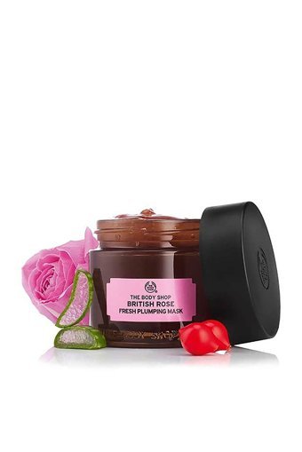 The Body Shop British Rose - Killi Nemlendiricili Krem Yüz Maskesi
