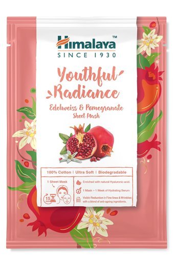 Himalaya Youthful Radiance Nemlendiricili Kağıt Yüz Maskesi 30 gr