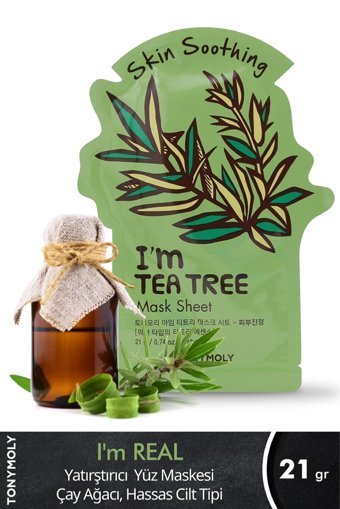 Tonymoly Çay Ağacı Kağıt Yüz Maskesi