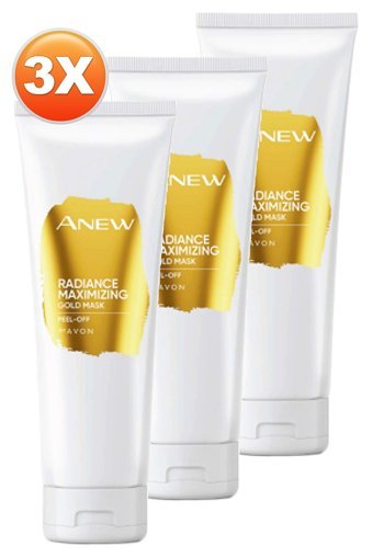 Avon Anew Radiance Maximising Gold Soyulabilir Krem Yüz Maskesi 3x75 ml