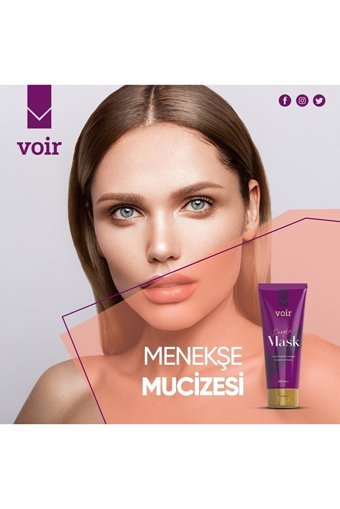 Voir Purple Killi Nemlendiricili Krem Yüz Maskesi 200 ml