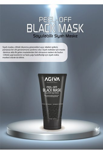 Agiva Siyah Soyulabilir Krem Yüz Maskesi 2x150 ml