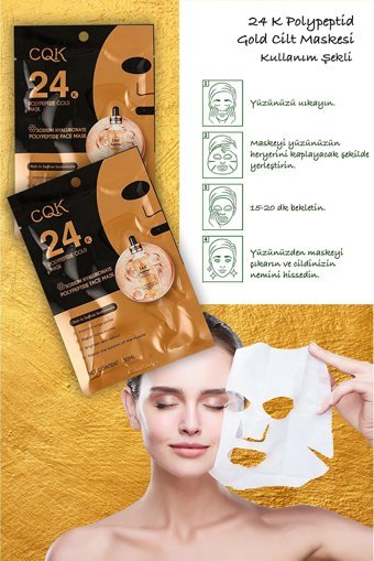 Xolo 24K Nemlendiricili Kağıt Yüz Maskesi