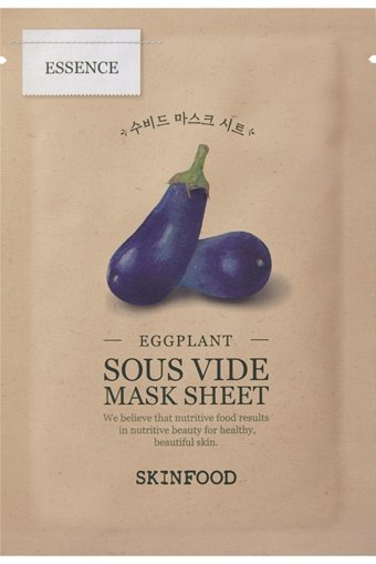 Skinfood Eggplant Nemlendiricili Kağıt Yüz Maskesi 24 ml