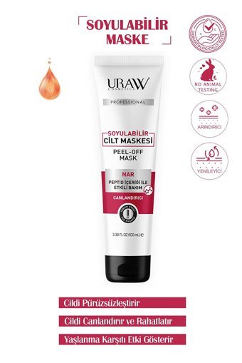 Uraw Nar Özlü Soyulabilir Krem Yüz Maskesi 100 ml