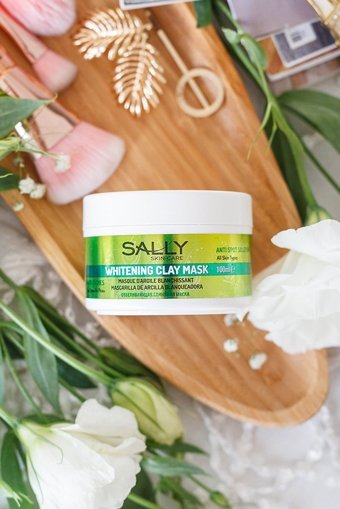 Sally Beyazlatıcı Killi Krem Yüz Maskesi 100 ml