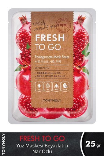 Tonymoly Fresh To Go Nar Kağıt Yüz Maskesi