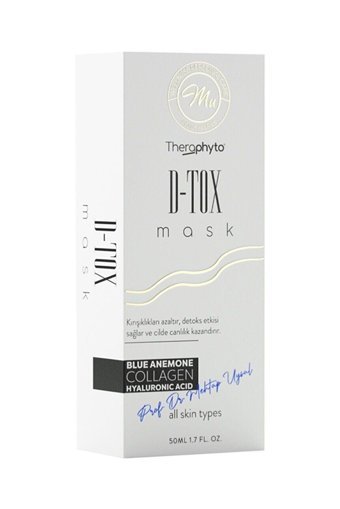 Theraphyto Mu D-Tox Mask Nemlendiricili Krem Yüz Maskesi 50 ml