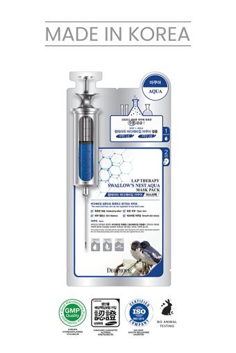 Deoproce Swallow'S Nest Aqua Nemlendiricili Kağıt Yüz Maskesi 25 ml
