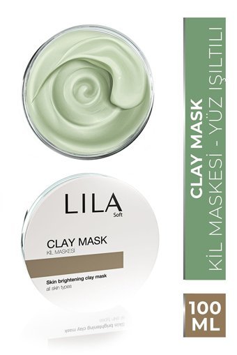 Lila Soft Akne Ve Siyah Nokta Karşıtı Killi Nemlendiricili Jel Yüz Maskesi 100 ml