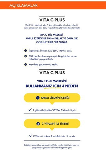 Missha Vita C Plus Nemlendiricili Soyulabilir Kağıt Yüz Maskesi