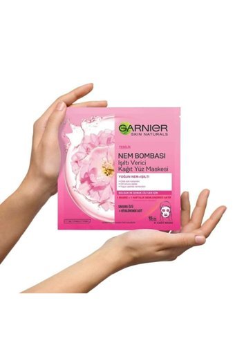 Garnier Sakura Nemlendiricili Kağıt Yüz Maskesi