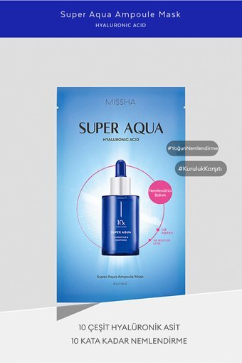 Missha Super Aqua Nemlendiricili Soyulabilir Kağıt Yüz Maskesi