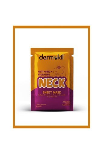 Dermokil Boyun Neck Nemlendiricili Kağıt Yüz Maskesi 30 ml