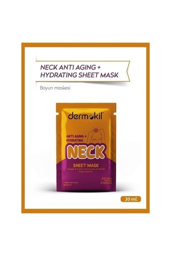 Dermokil Boyun Neck Nemlendiricili Kağıt Yüz Maskesi 30 ml
