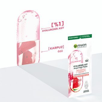 Garnier Tazeleyici Aloe Veralı Nemlendiricili Kağıt Yüz Maskesi 15 gr