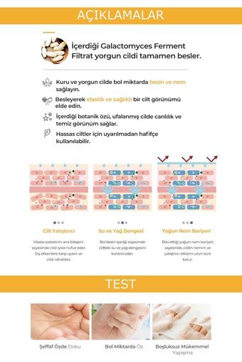 Pekah C Vitamini Ve 13 Bitki Özü İçeren Kağıt Yüz Maskesi 5x25 ml