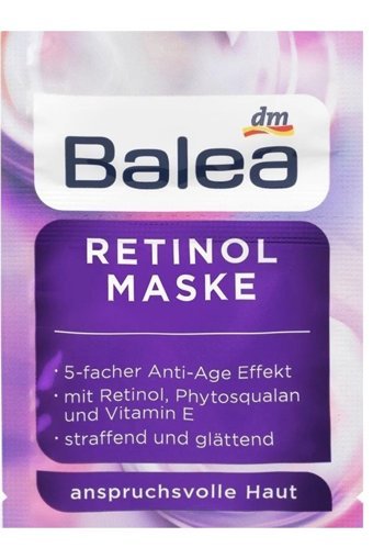 Balea Retinol Özlü Nemlendiricili Krem Yüz Maskesi