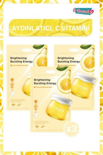 Frudia Citrus Kağıt Yüz Maskesi 3 Adet