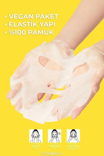 Foodaholıc Kırmızı Ginseng Nemlendiricili Kağıt Yüz Maskesi