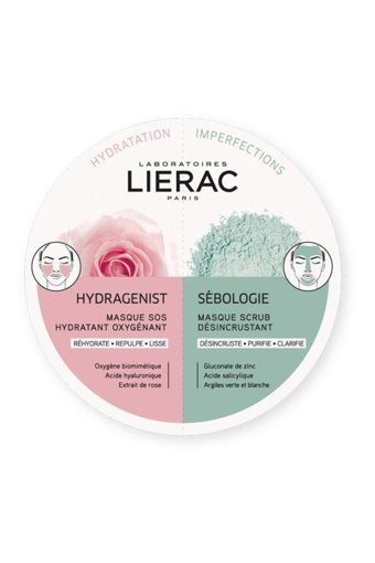 Lierac Duo Mask Killi Nemlendiricili Soyulabilir Jel Yüz Maskesi 2x6 ml
