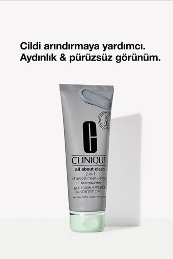 Clinique All About Clean Killi Nemlendiricili Krem Yüz Maskesi 100 ml