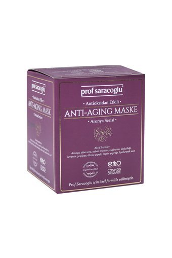 Prof Saracoglu Anti Aging Aloe Veralı Nemlendiricili Krem Yüz Maskesi 100 ml