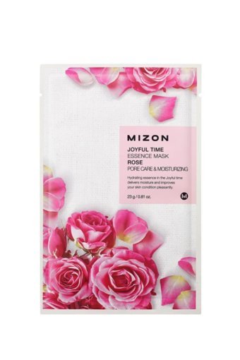 Mizon Joyful Time Essence Mask Rose - Gül Nemlendiricili Soyulabilir Kağıt Yüz Maskesi
